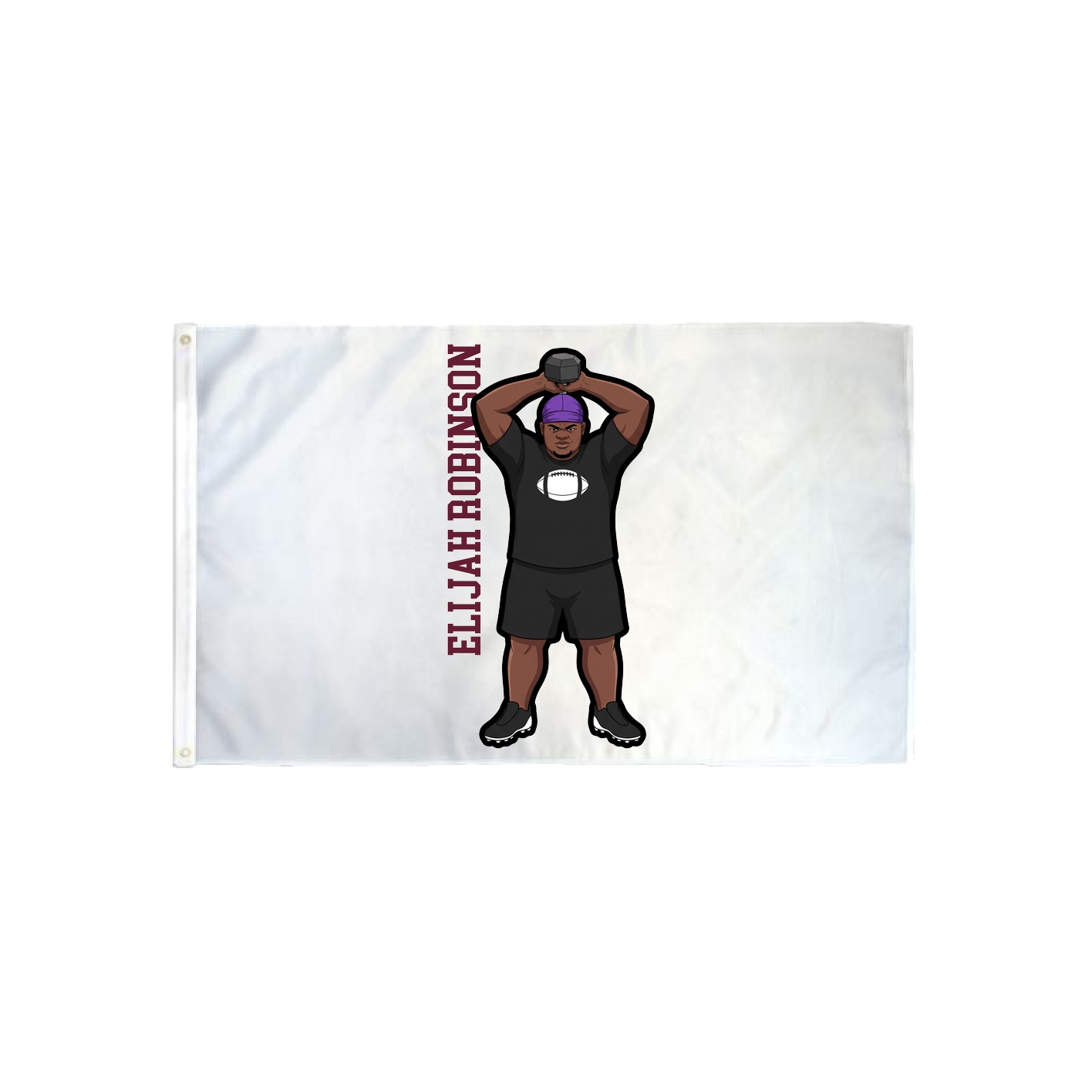 3x5 Flag — Name Vertical in Classic