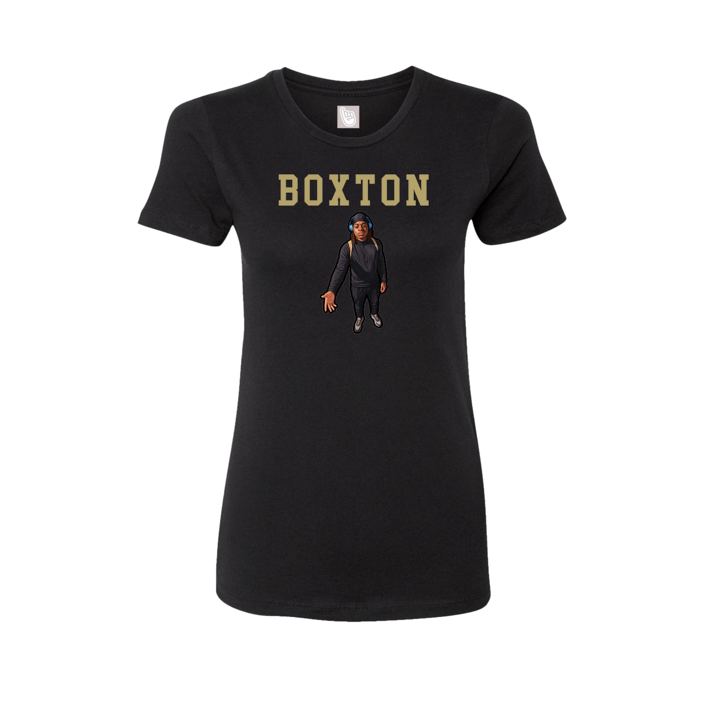Fitted Women's Tee — Shirsey in Black