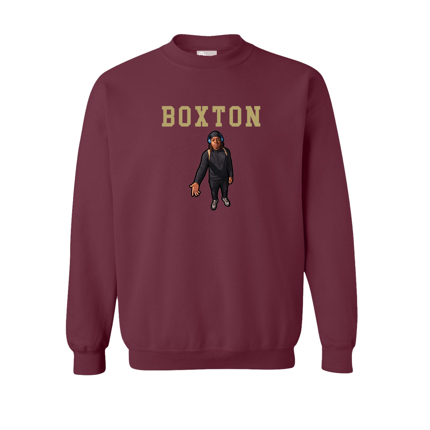Fleece Crew — Shirsey in Maroon
