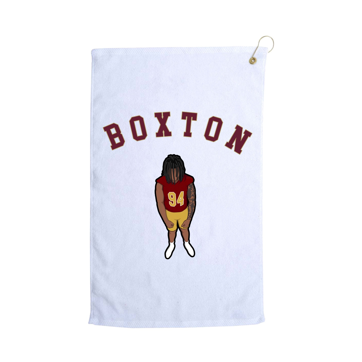 Golf Towel — Shirsey Arch in White
