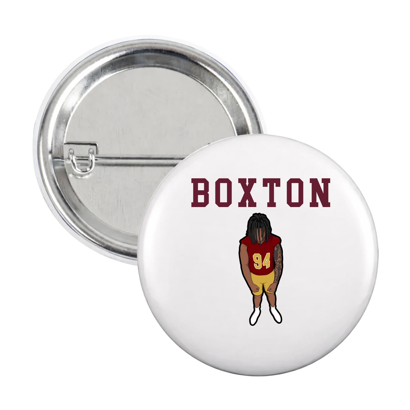 Game Day Button — Shirsey in White