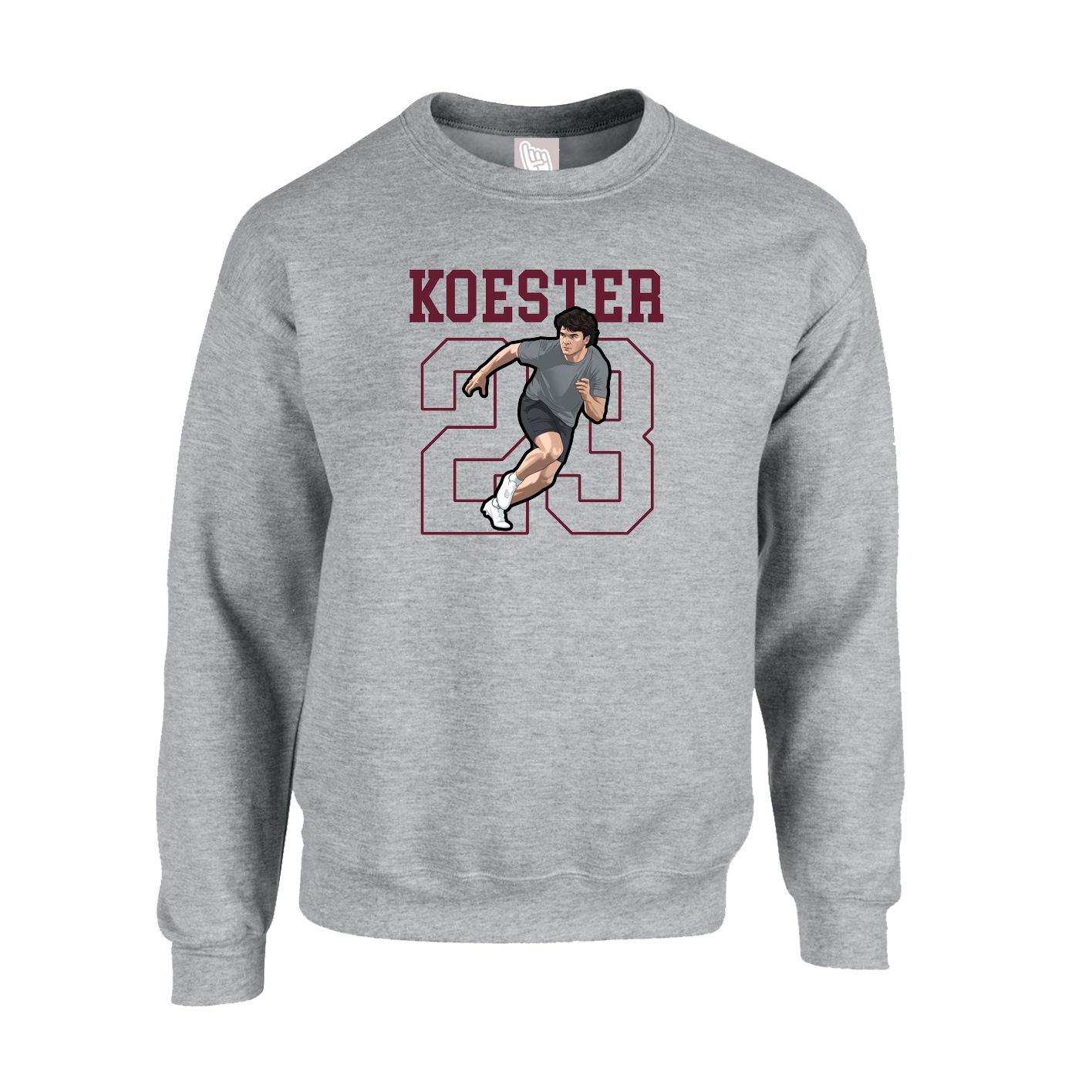Fleece Crew — Shirsey in Grey