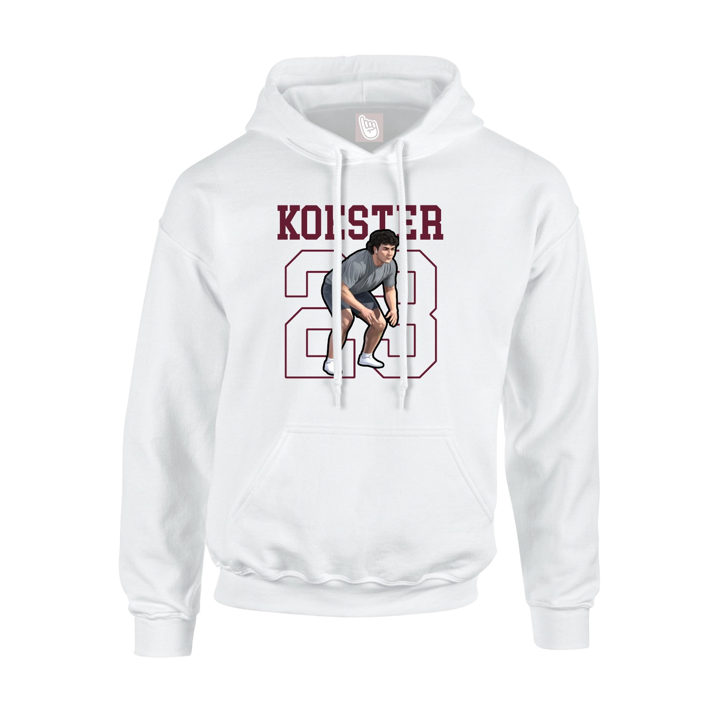 Hoodie — Shirsey in White
