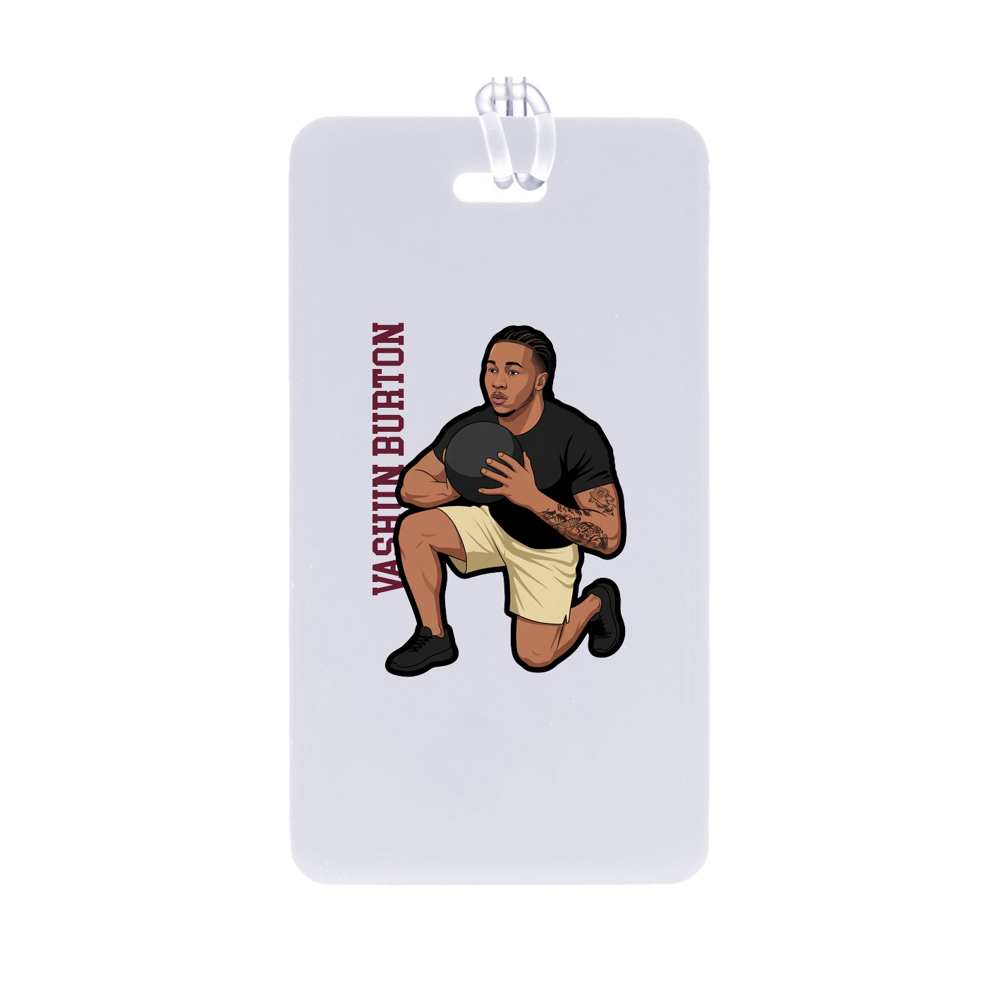 Bag Tag — Name Vertical in Classic