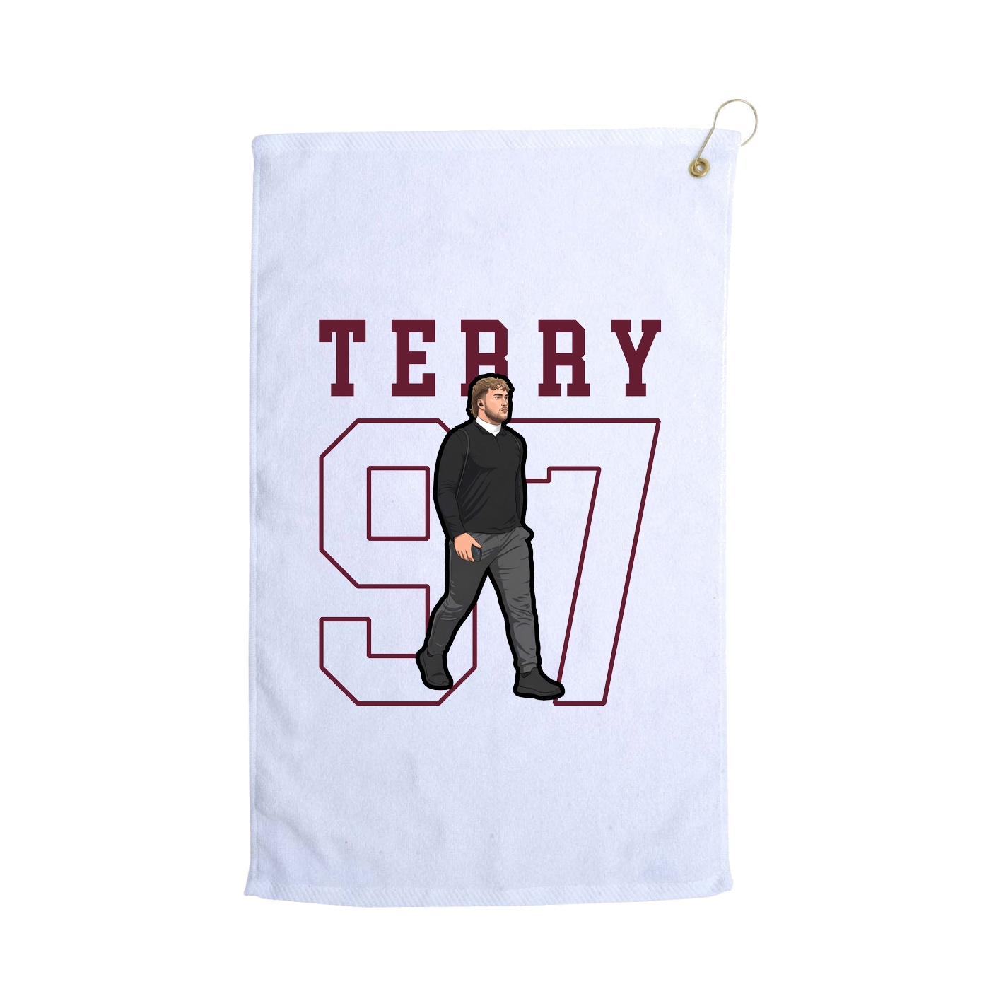 Golf Towel — Shirsey in White