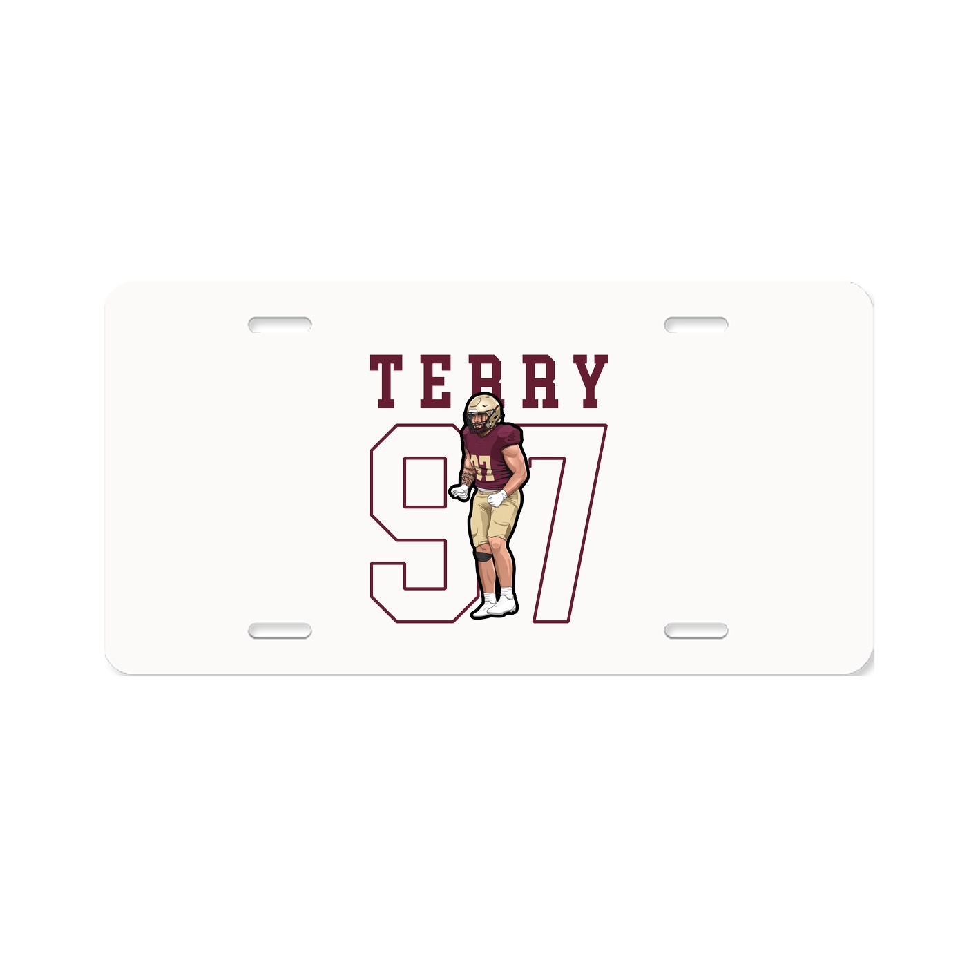License Plate — Shirsey in Classic