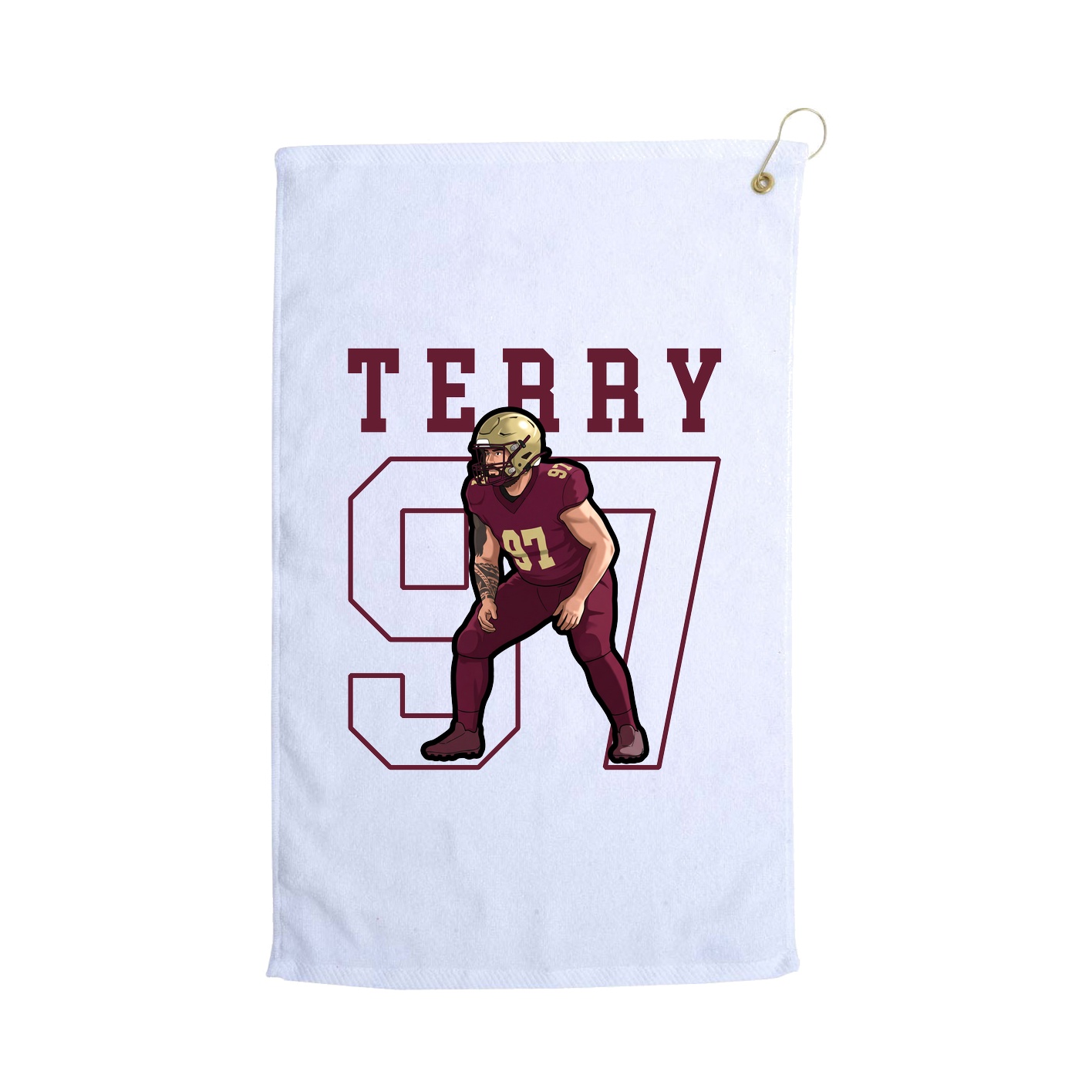 Golf Towel — Shirsey in White