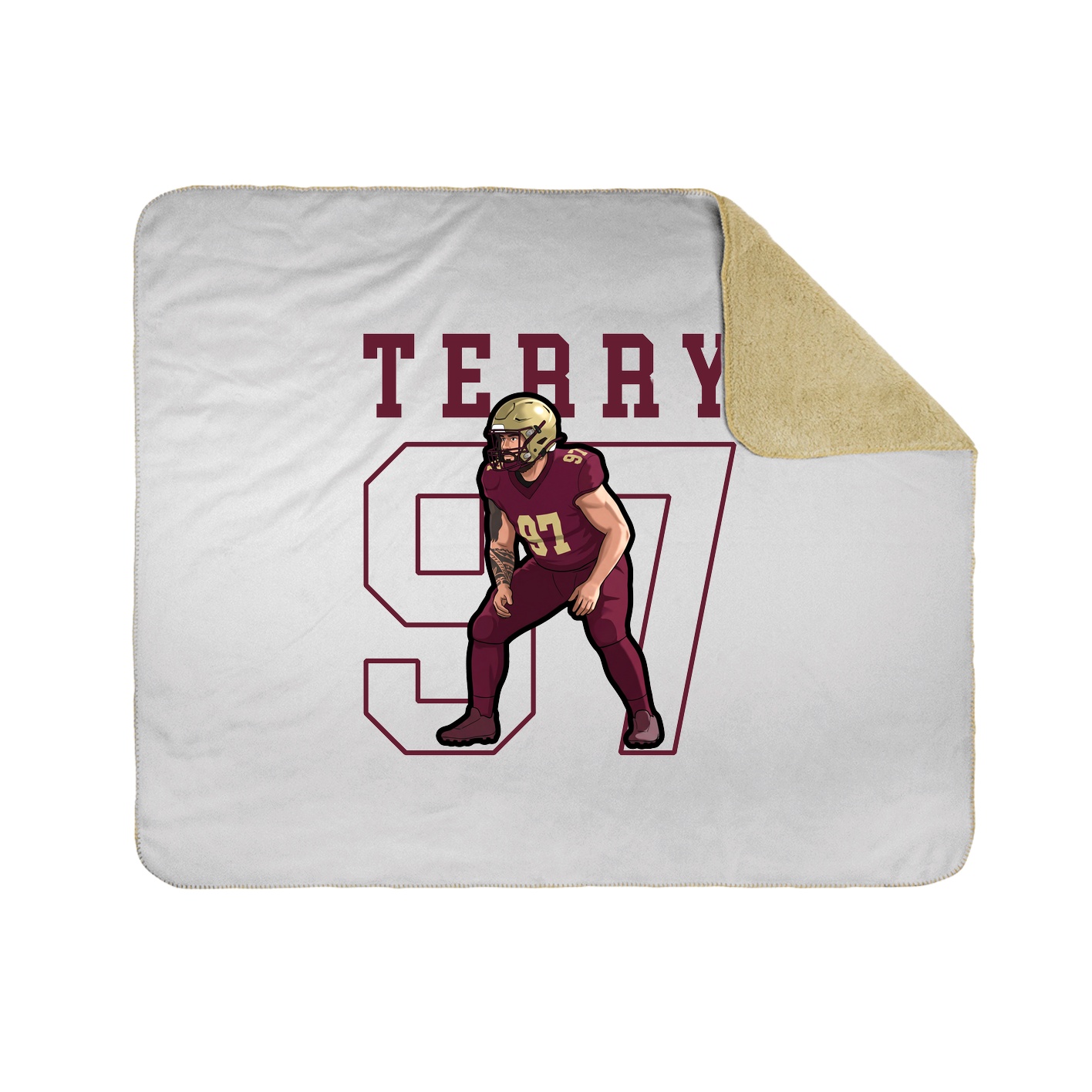 Throw Blanket — Shirsey in White