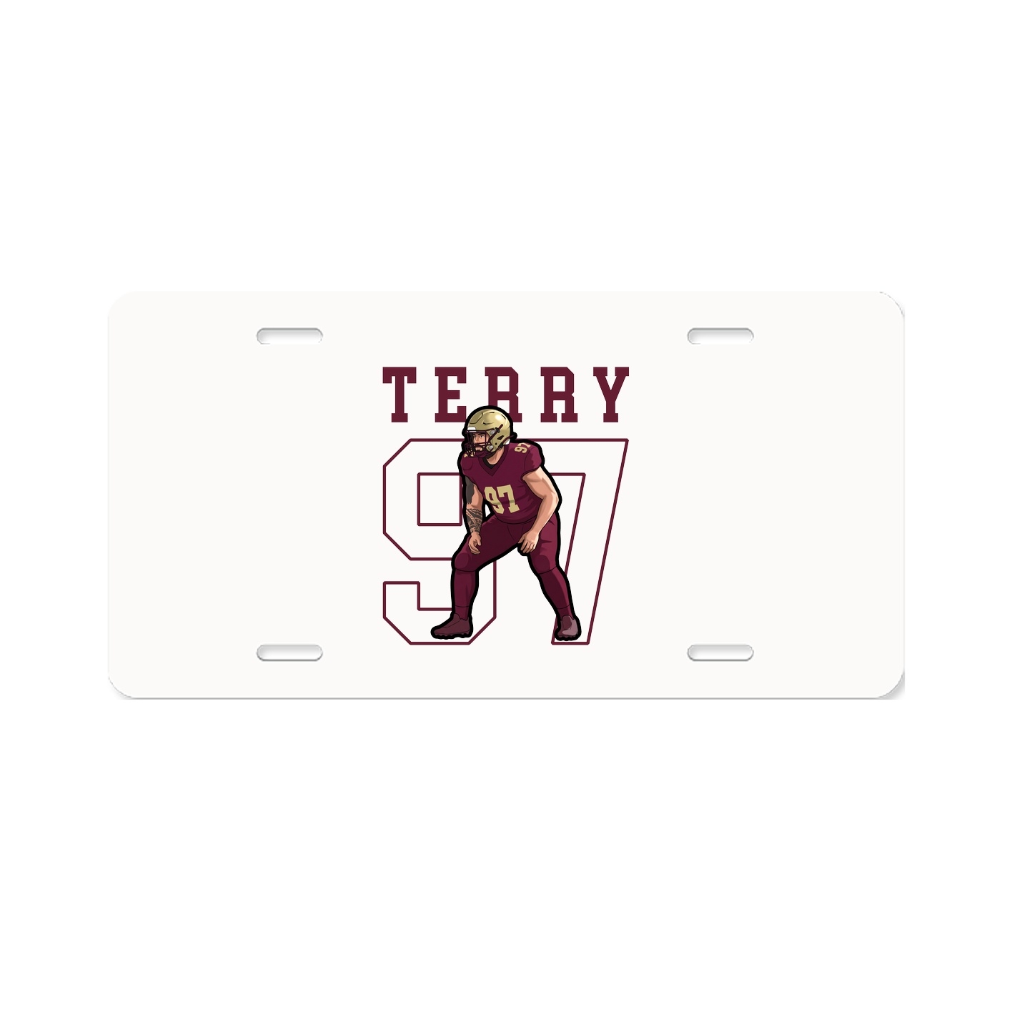 License Plate — Shirsey in Classic