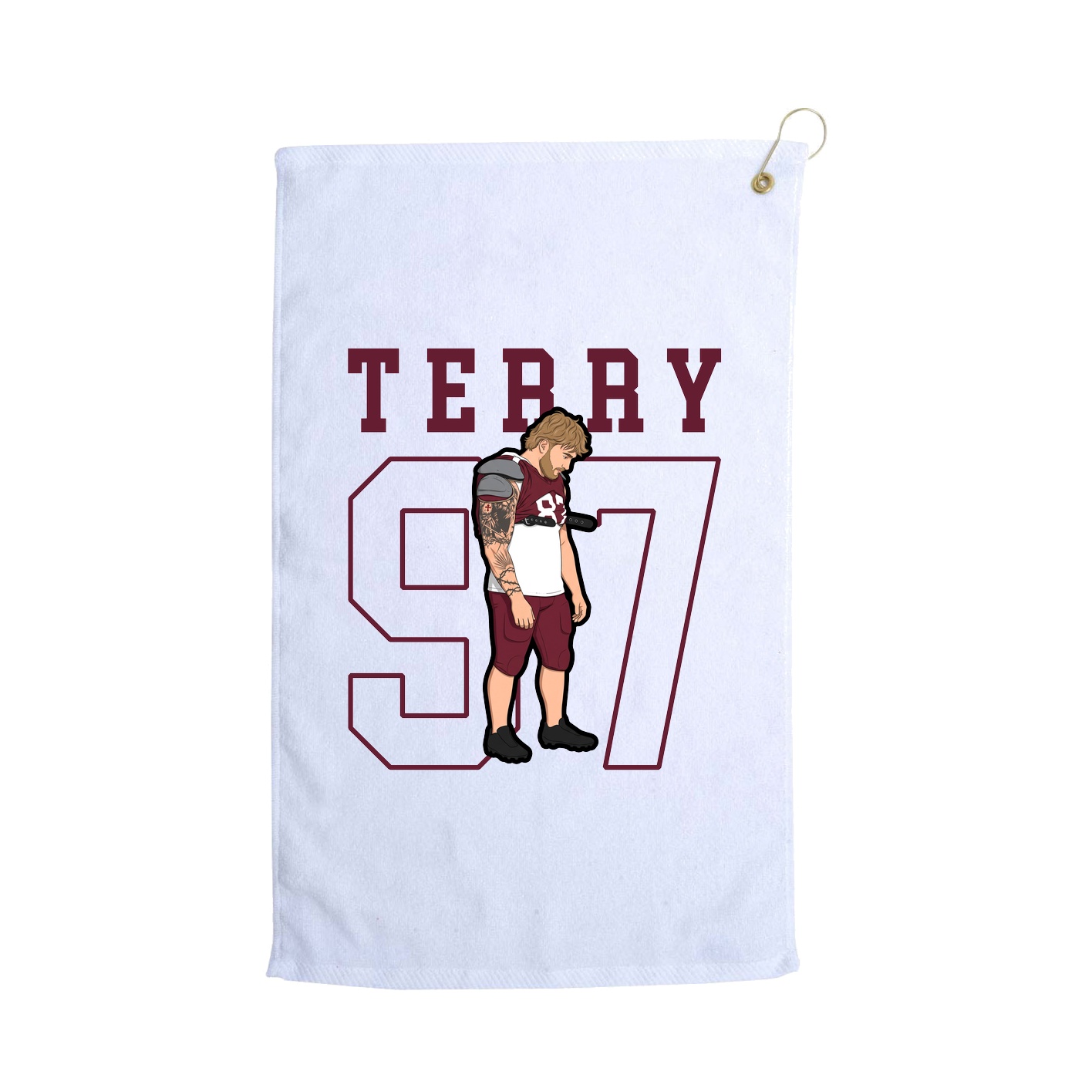 Golf Towel — Shirsey in White
