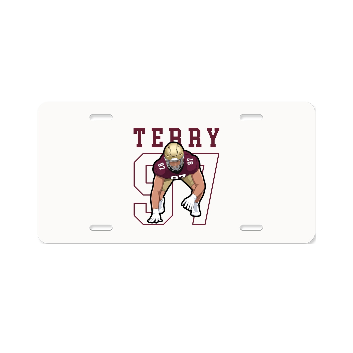 License Plate — Shirsey in Classic