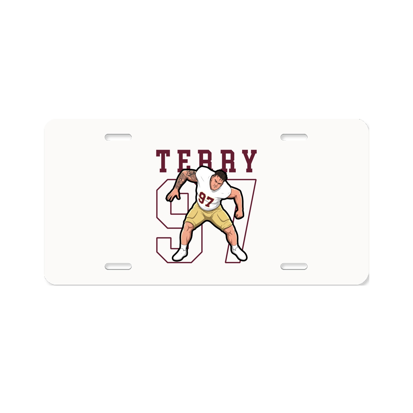 License Plate — Shirsey in Classic