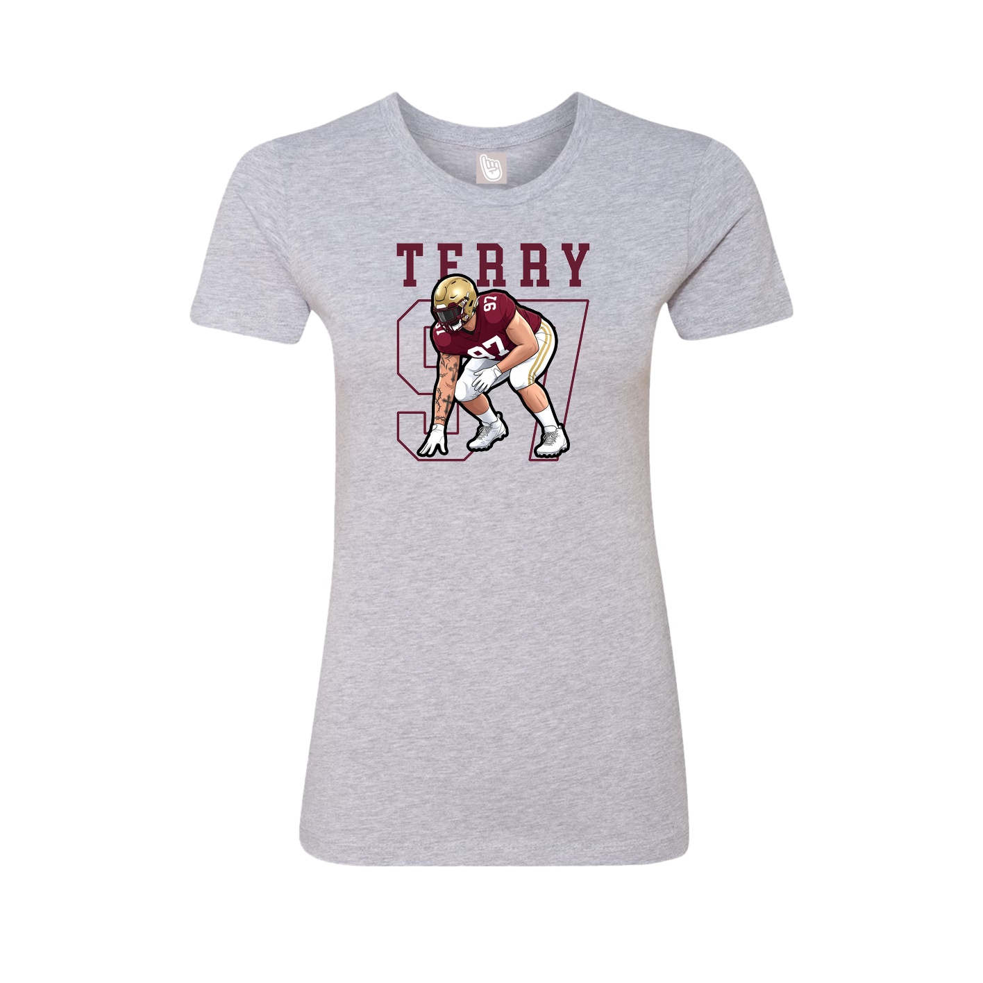Fitted Women's Tee — Shirsey in Grey