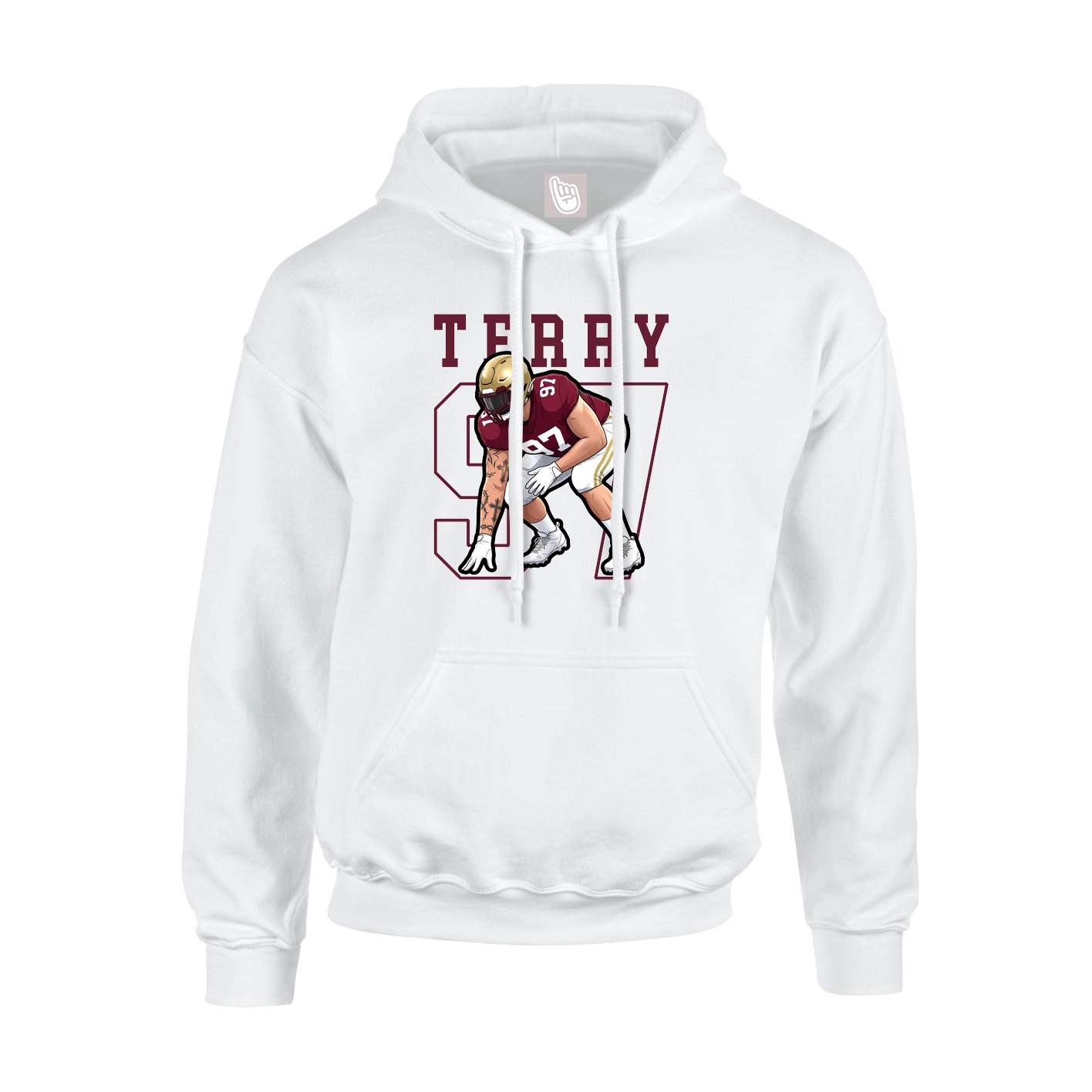 Youth Hoodie — Shirsey in White