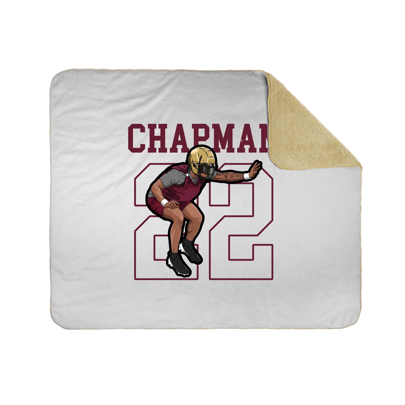 50x60 Sherpa Lined Throw Blanket