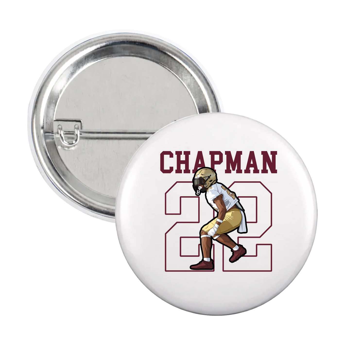 Game Day Button — Shirsey in White