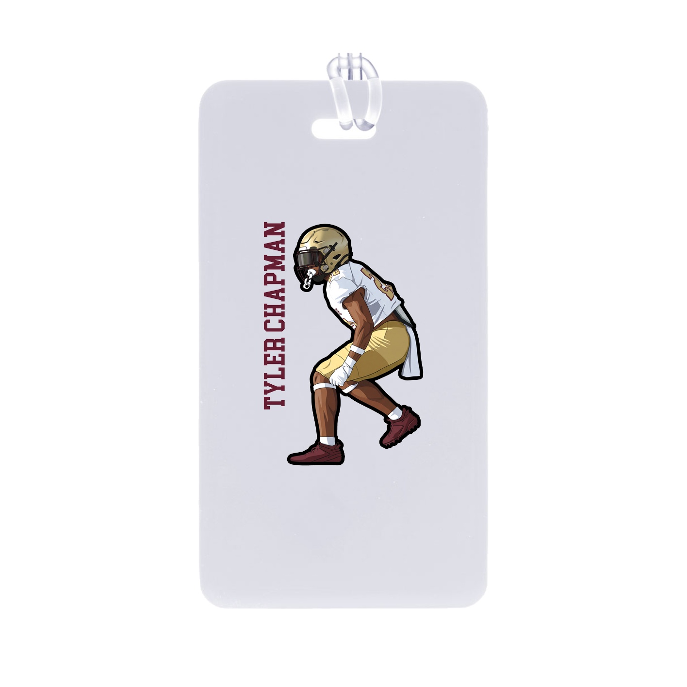 Bag Tag — Name Vertical in Classic