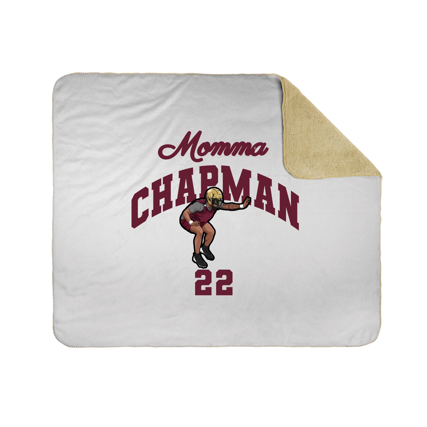 Throw Blanket — Mothers Day Arch in White