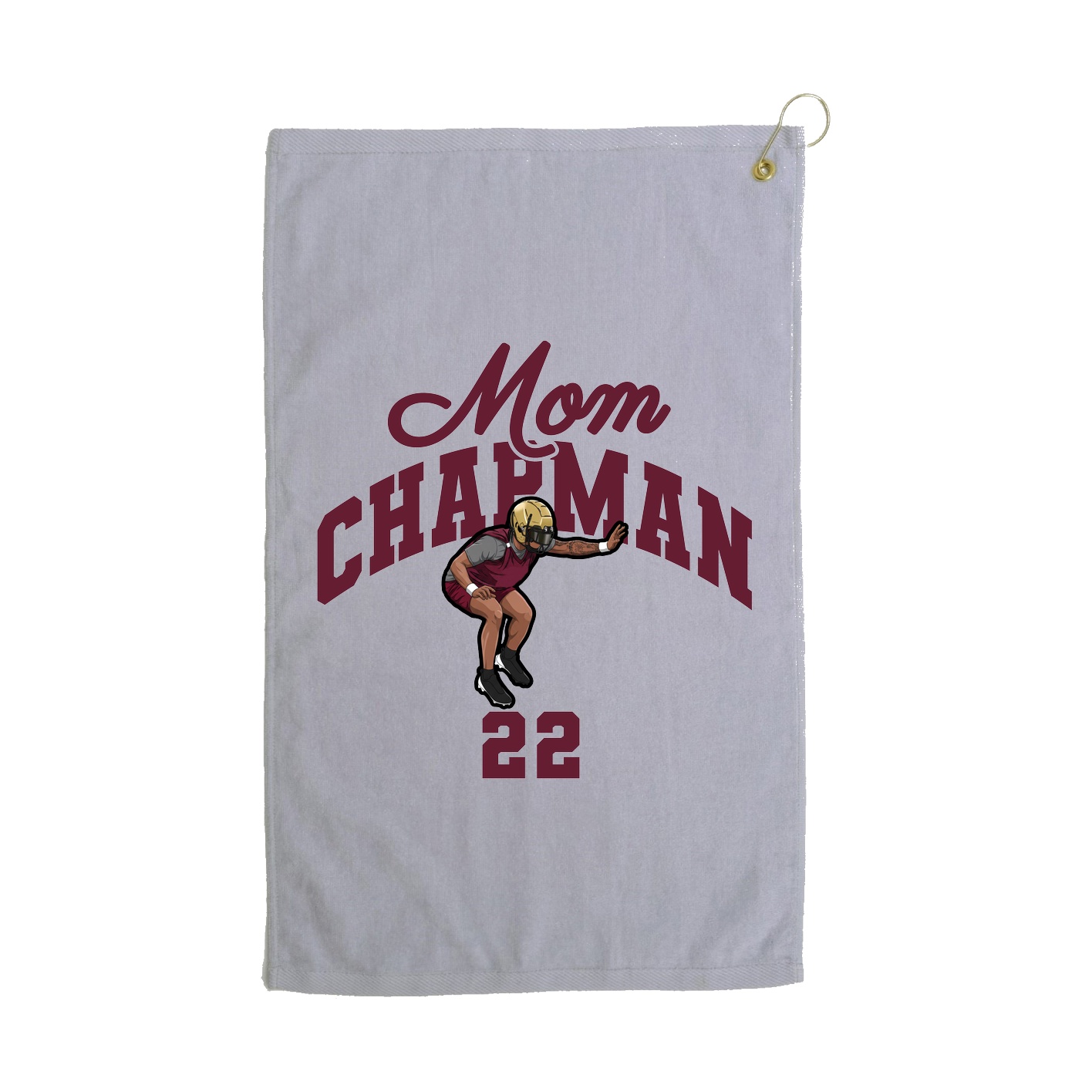 Golf Towel — Mothers Day Arch in Grey