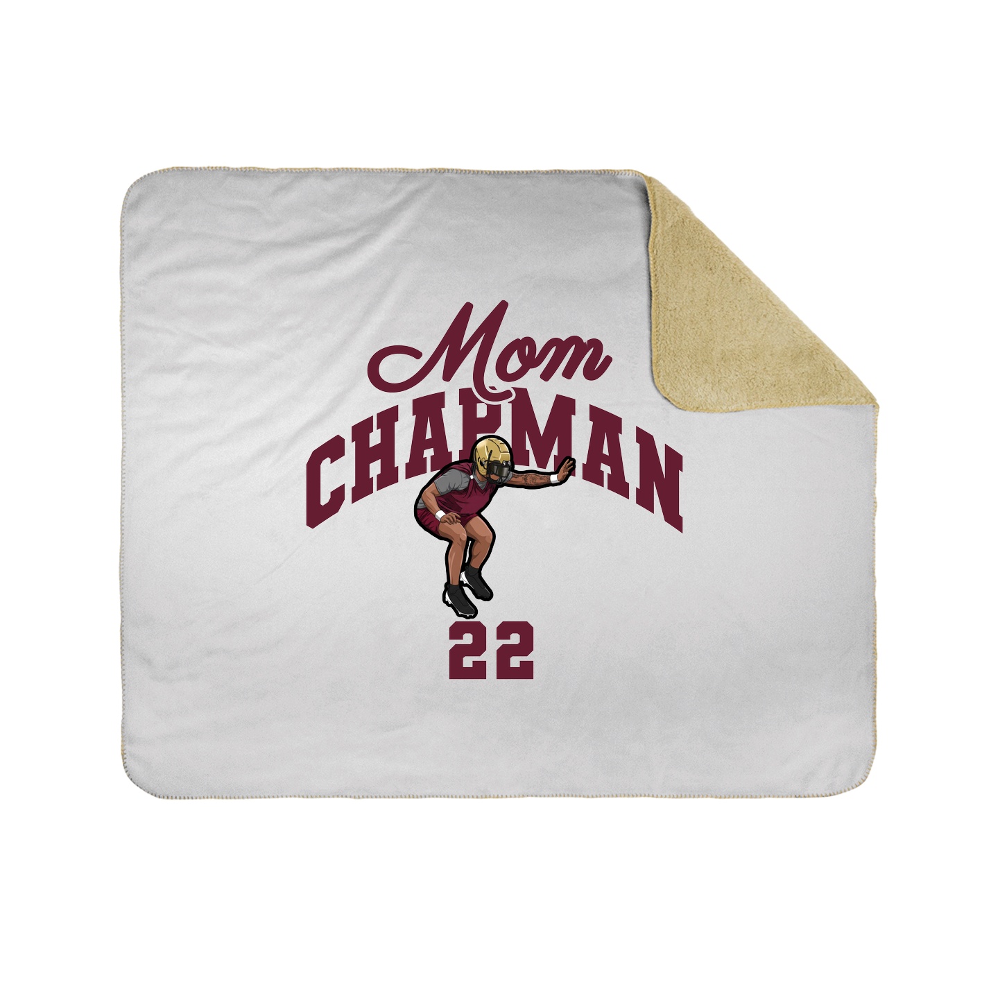 Throw Blanket — Mothers Day Arch in White