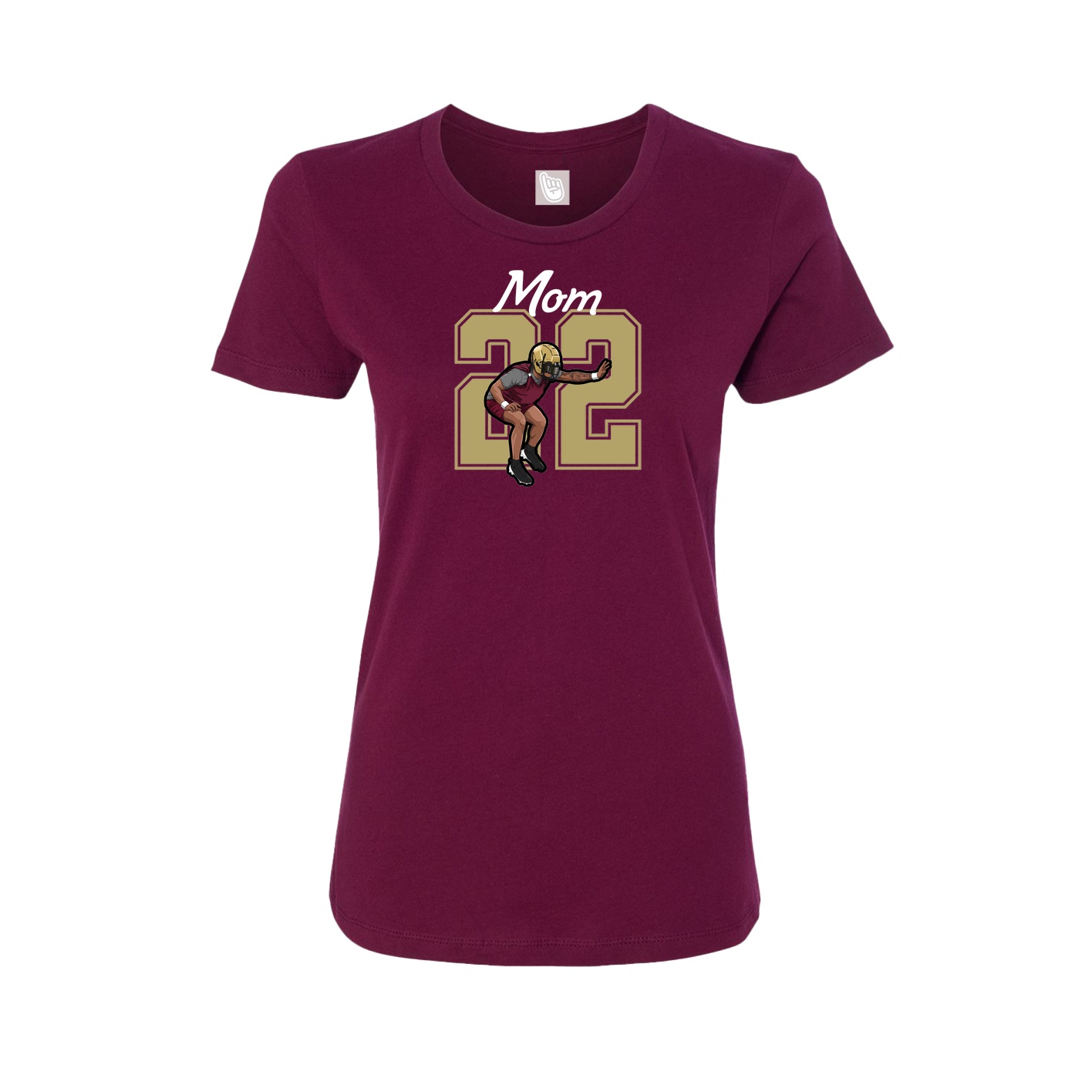 Womens Tee — Mothers Day Shirsey in Maroon