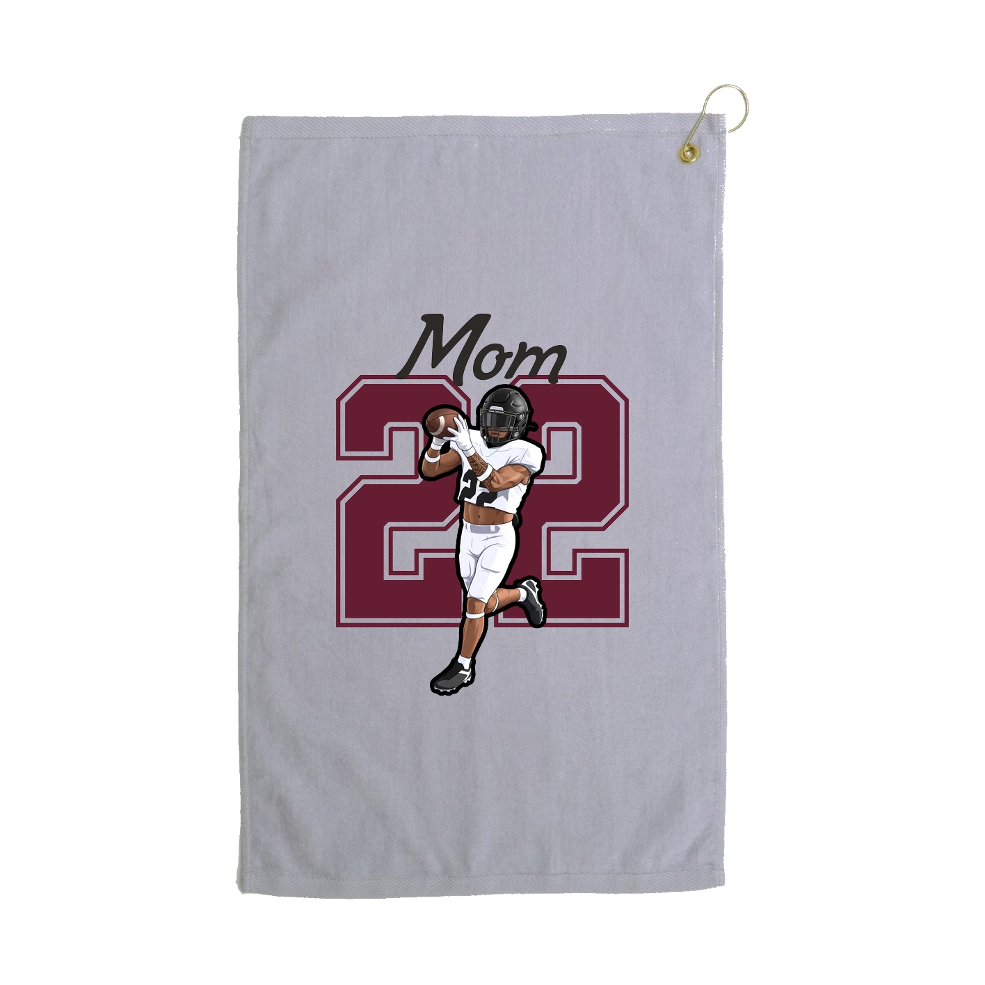 Golf Towel — Mothers Day Shirsey in Grey