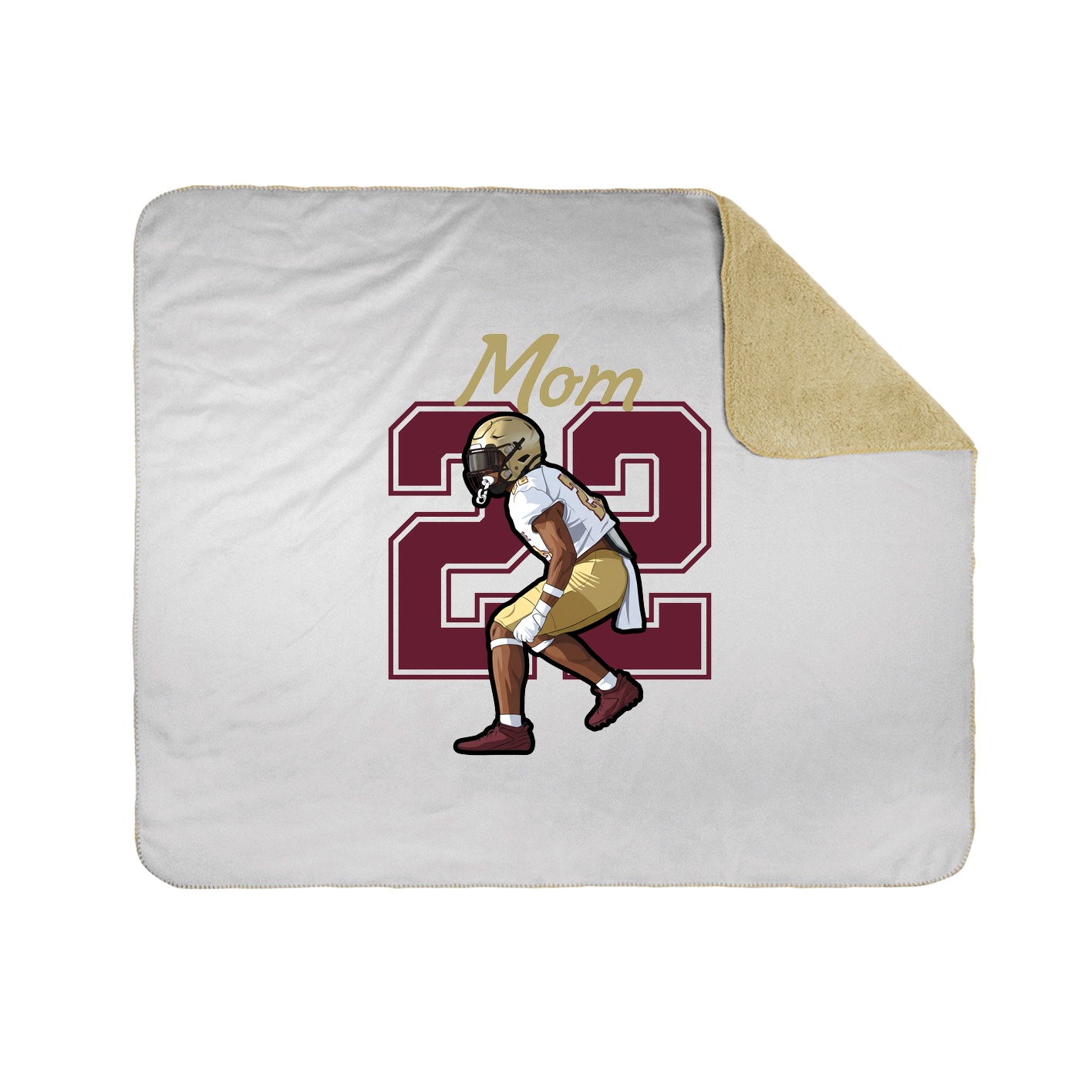 Throw Blanket — Mothers Day Shirsey in White