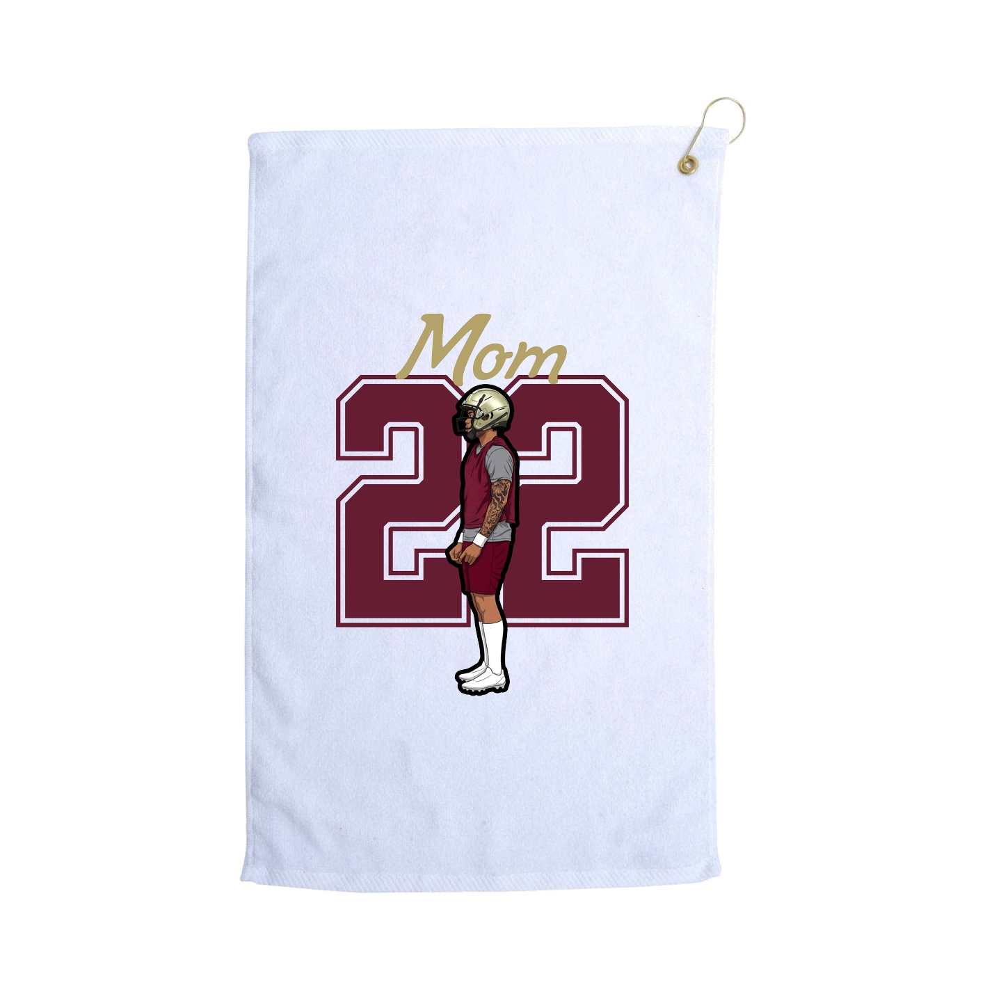 Golf Towel — Mothers Day Shirsey in White