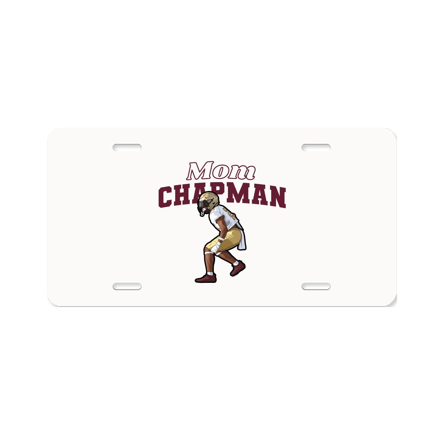 License Plate — Mothers Day Block in Classic