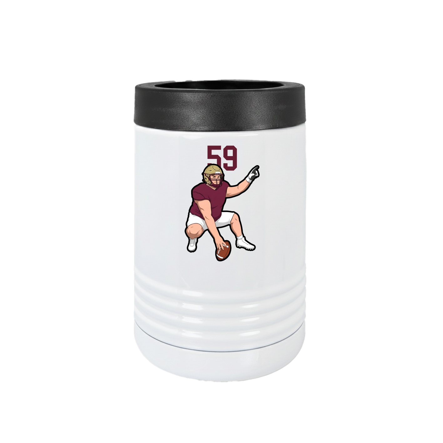 Beverage Holder — Number Top in White