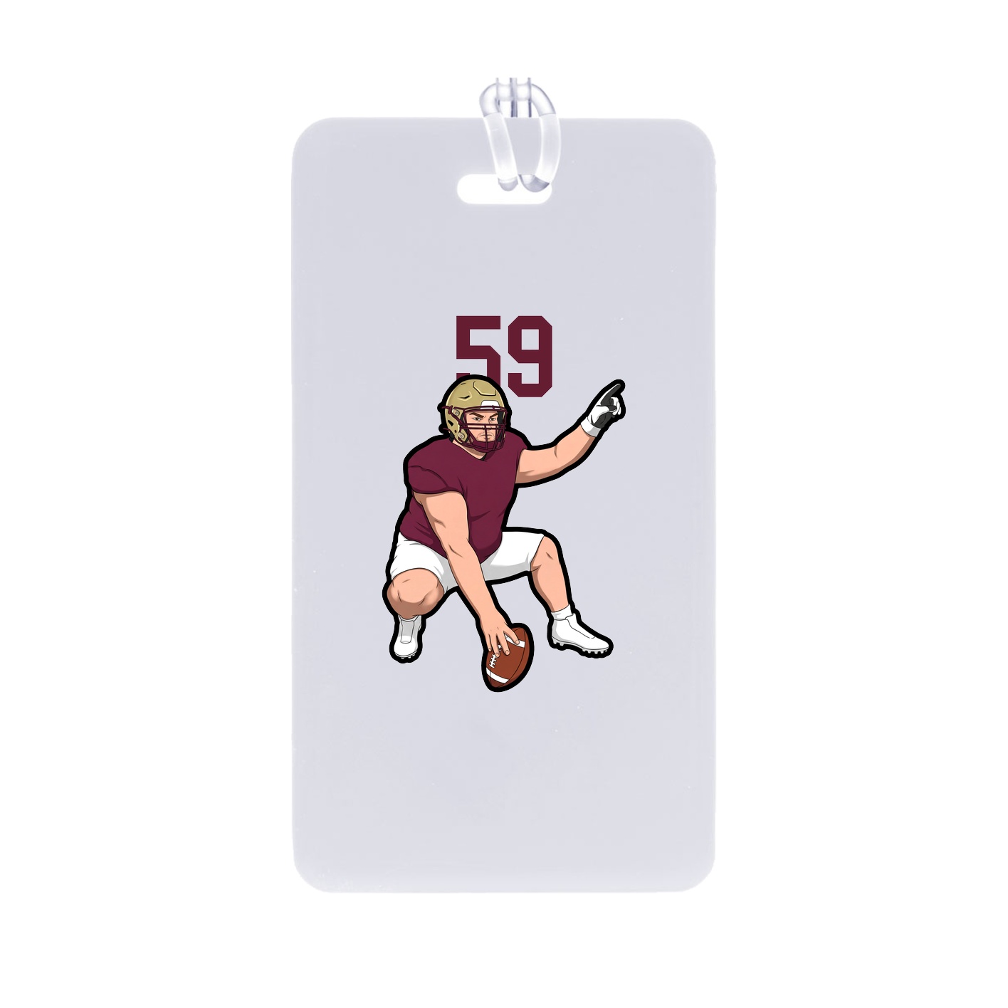 Bag Tag — Number Top in Classic