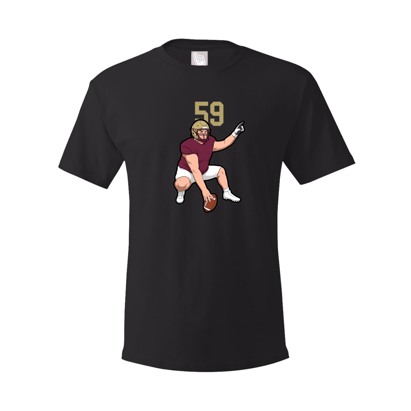 Tee — Number Top in Black