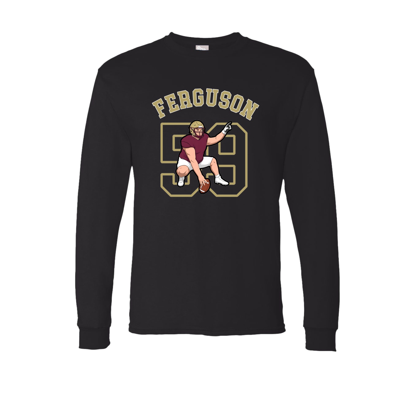 Long Sleeve Tee — Shirsey Arch in Black