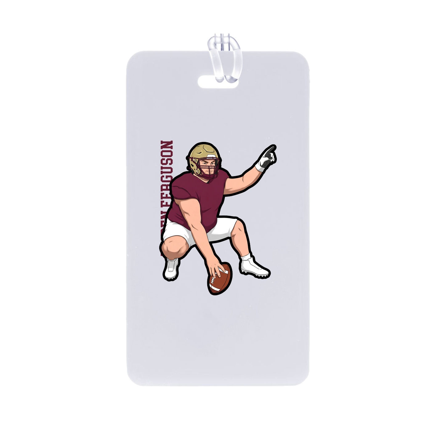 Bag Tag — Name Vertical in Classic