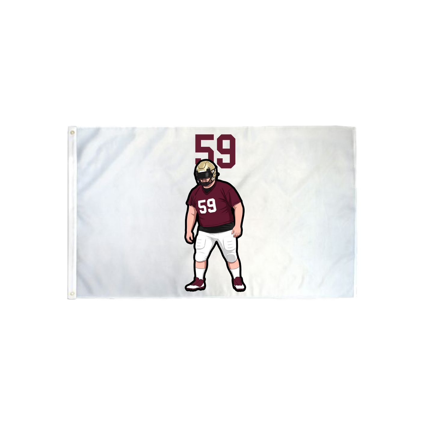 3x5 Flag — Number Top in Classic