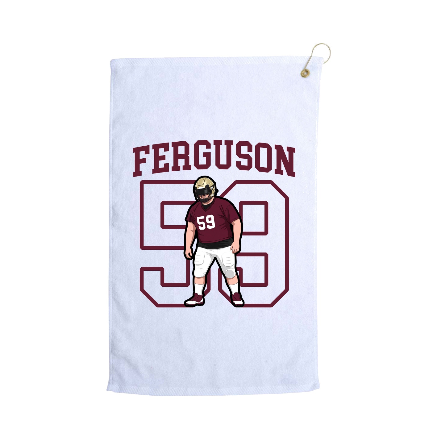 Golf Towel — Shirsey in White