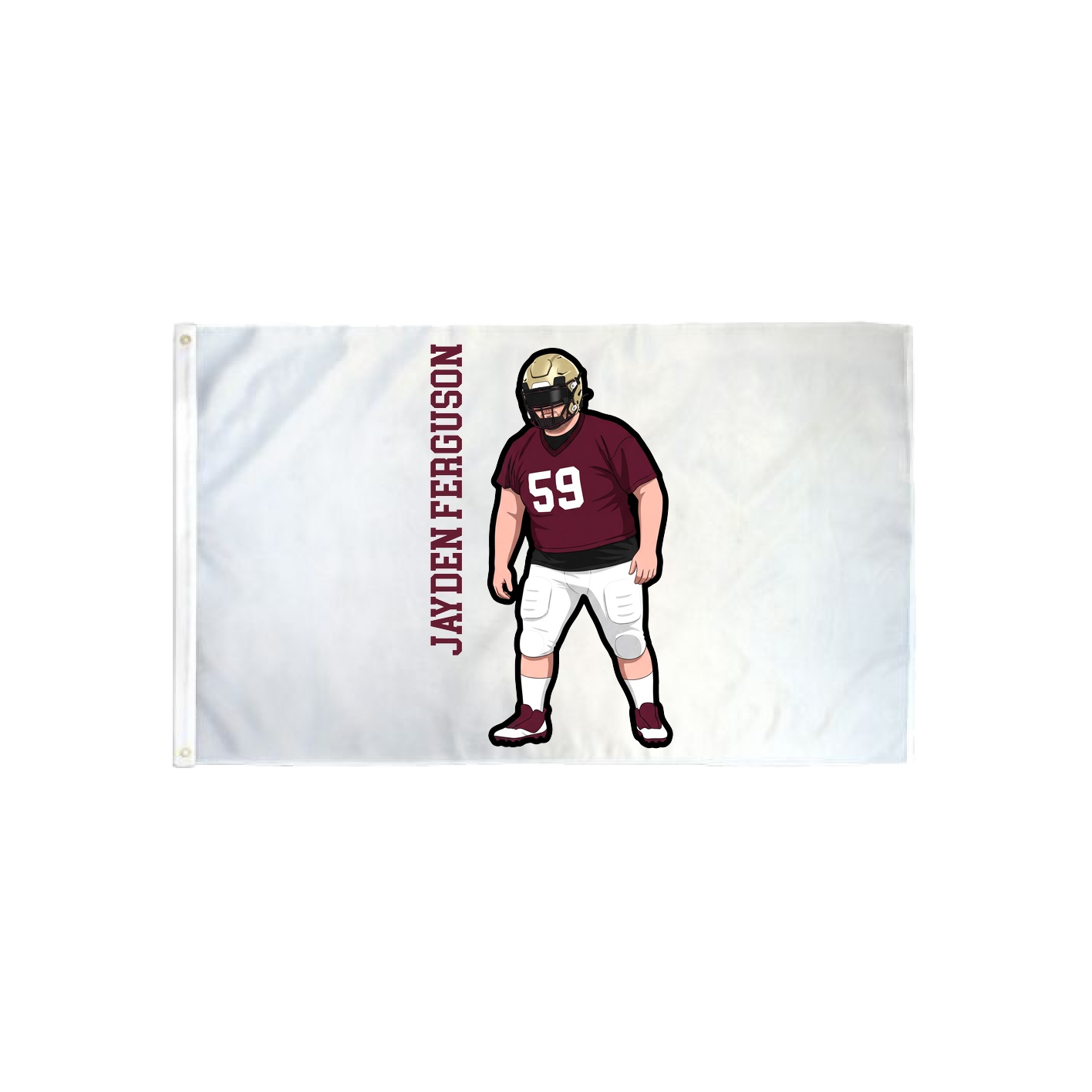 3x5 Flag — Name Vertical in Classic
