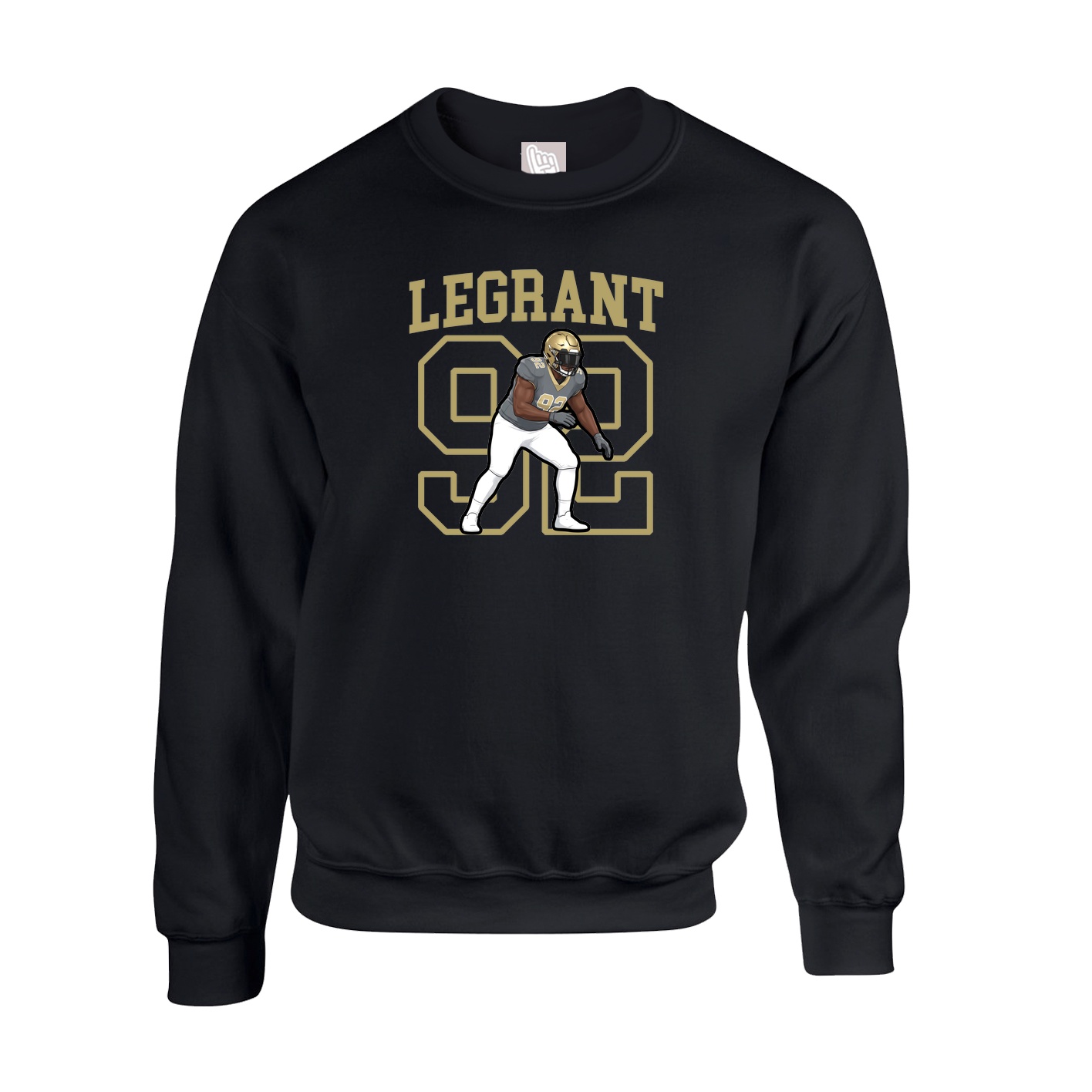 Fleece Crew — Shirsey in Black