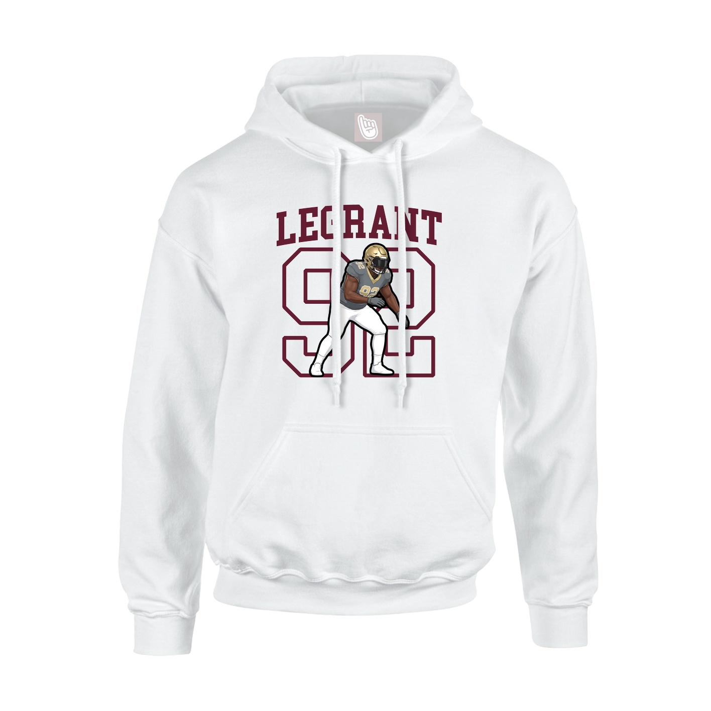 Youth Hoodie — Shirsey in White
