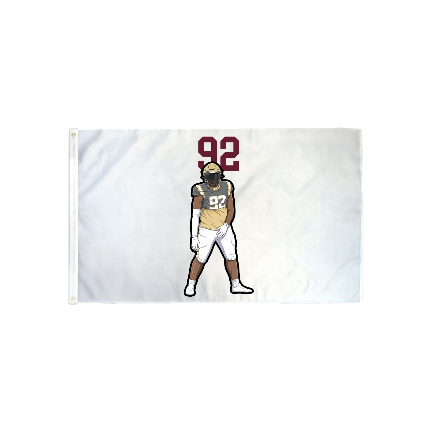 3x5 Flag — Number Top in Classic