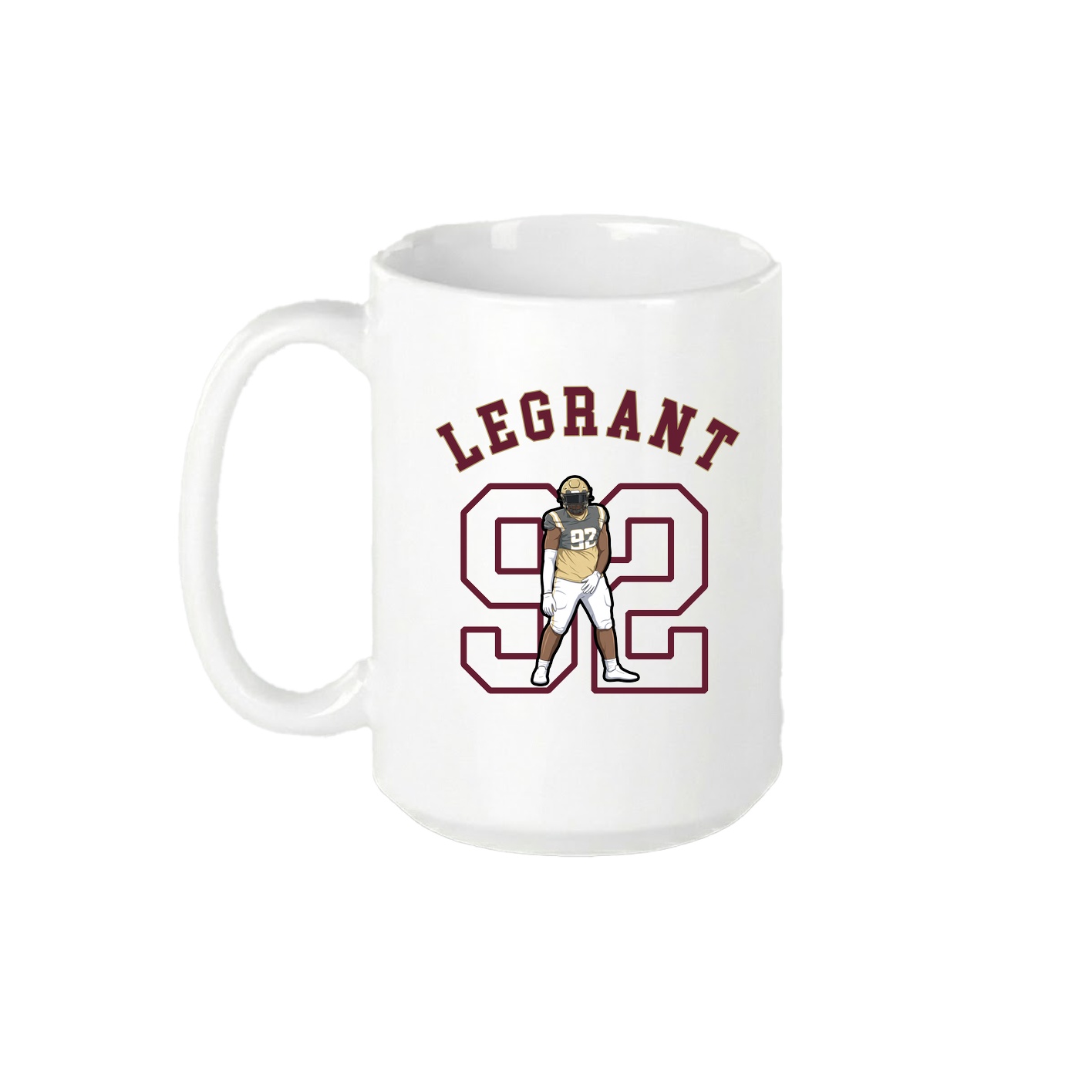 15oz Coffee Mug — Shirsey Arch in White