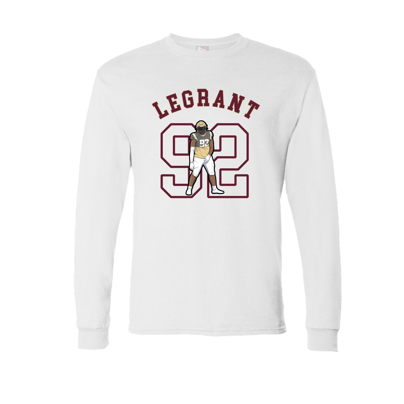 Long Sleeve Tee — Shirsey Arch in White