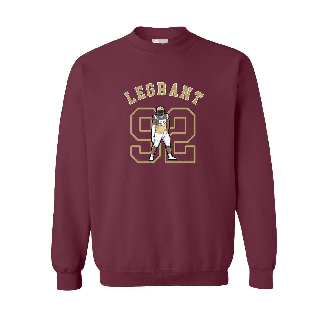 Fleece Crew — Shirsey Arch in Maroon