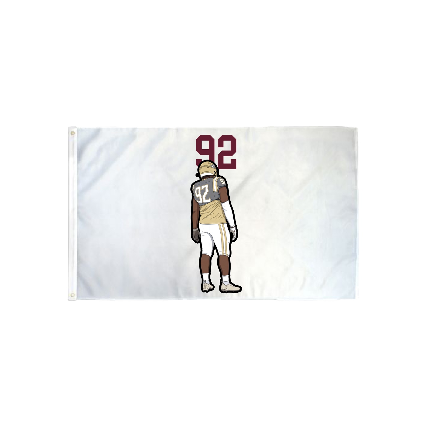 3x5 Flag — Number Top in Classic