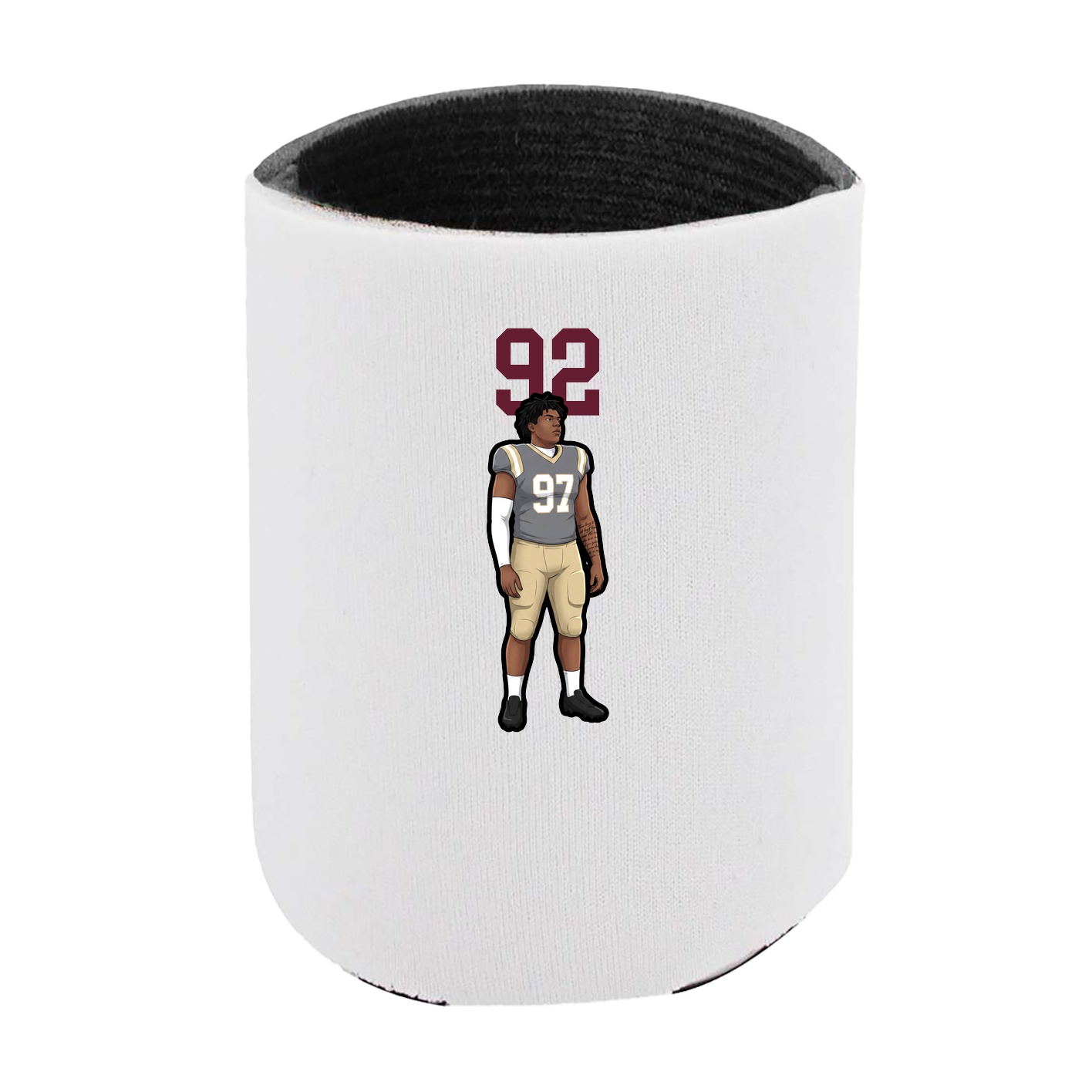 Can Holder — Number Top in White
