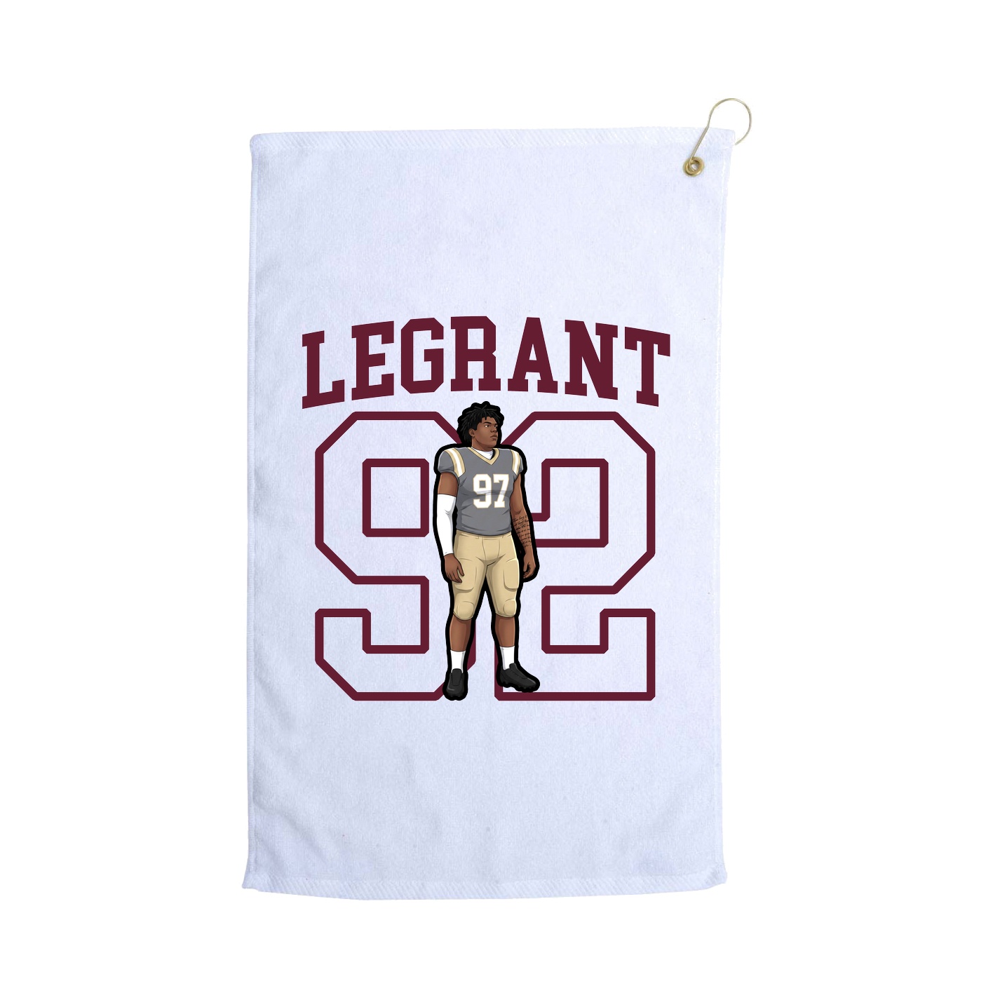 Golf Towel — Shirsey in White