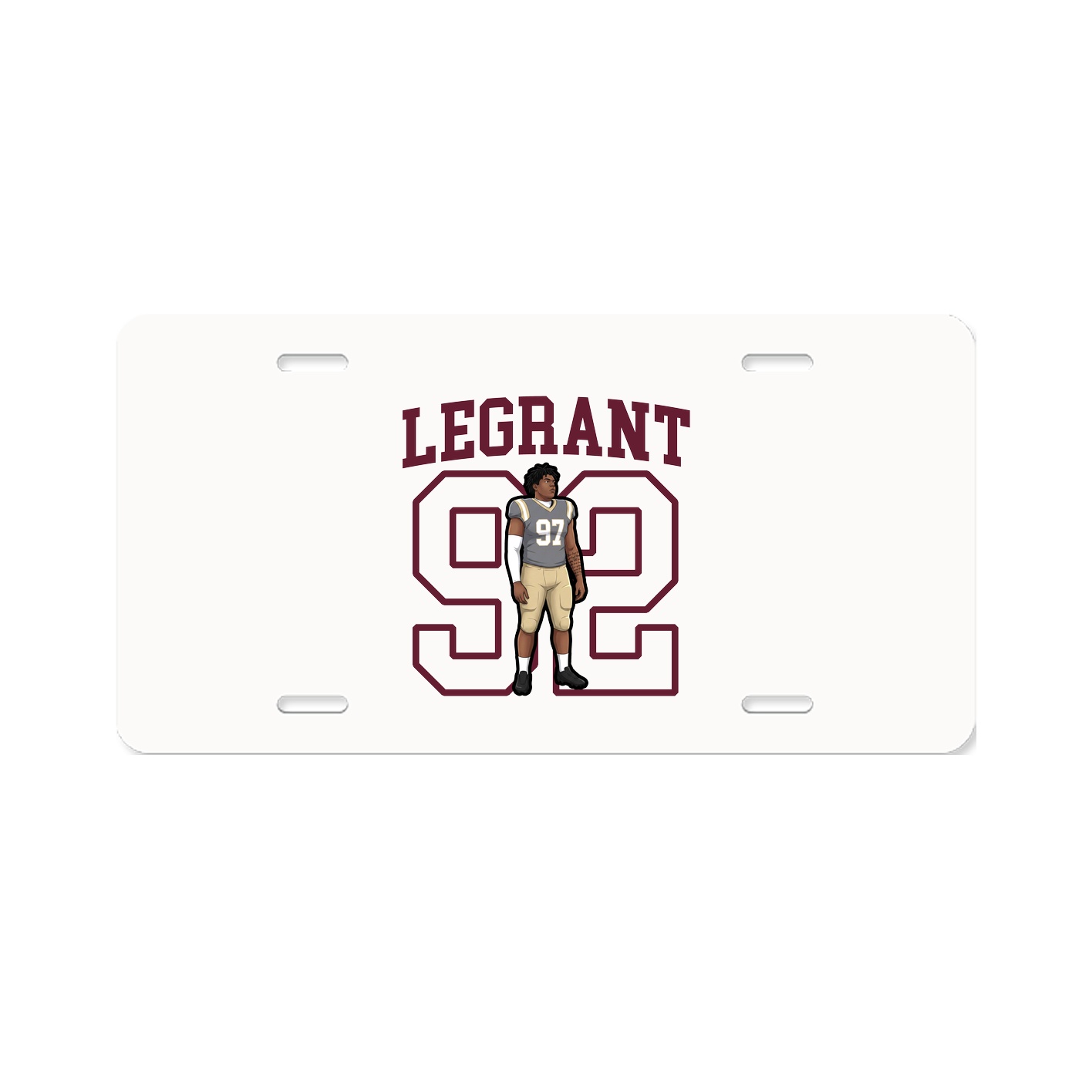 License Plate — Shirsey in Classic