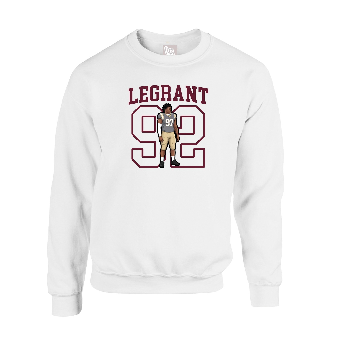 Fleece Crew — Shirsey in White