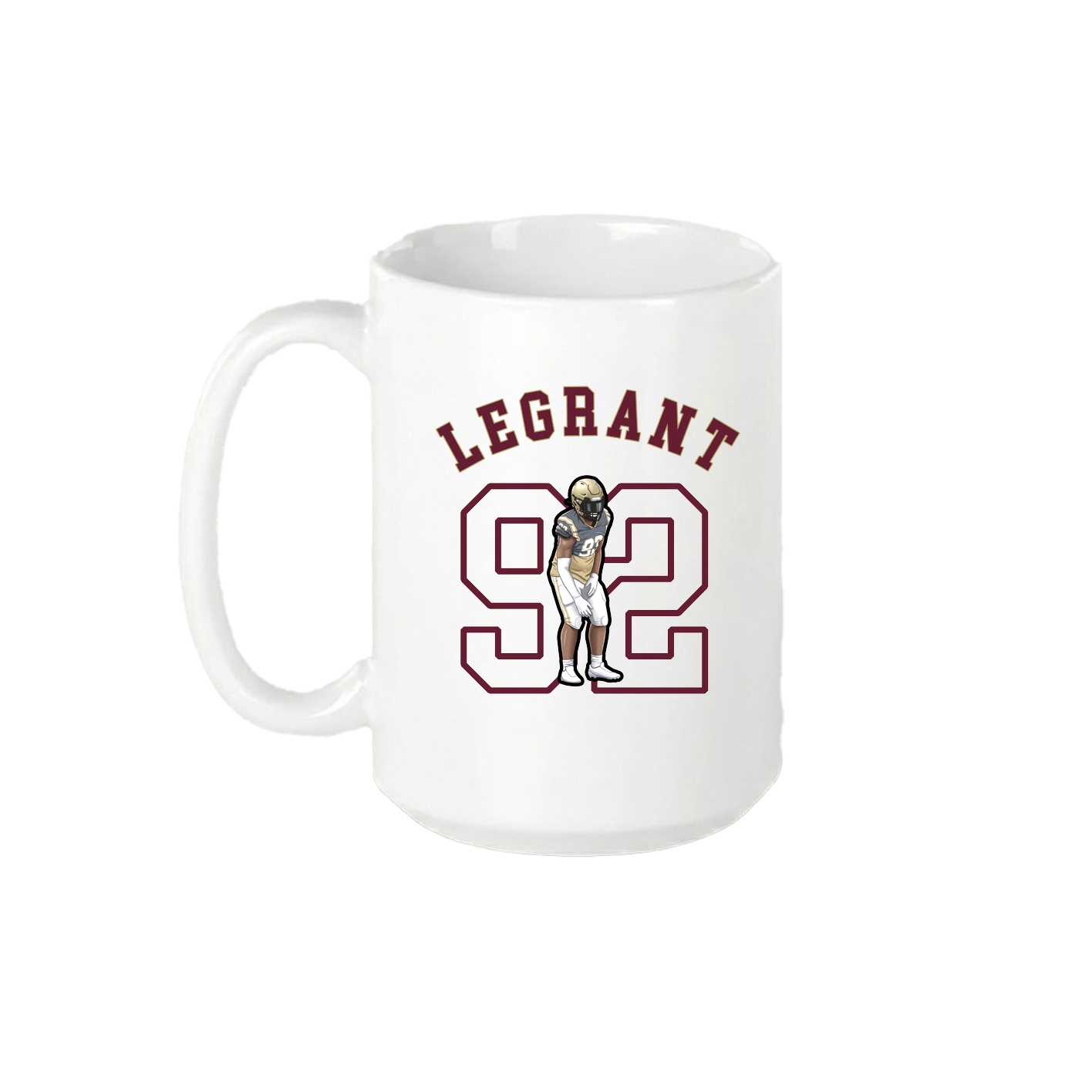 15oz Coffee Mug — Shirsey Arch in White