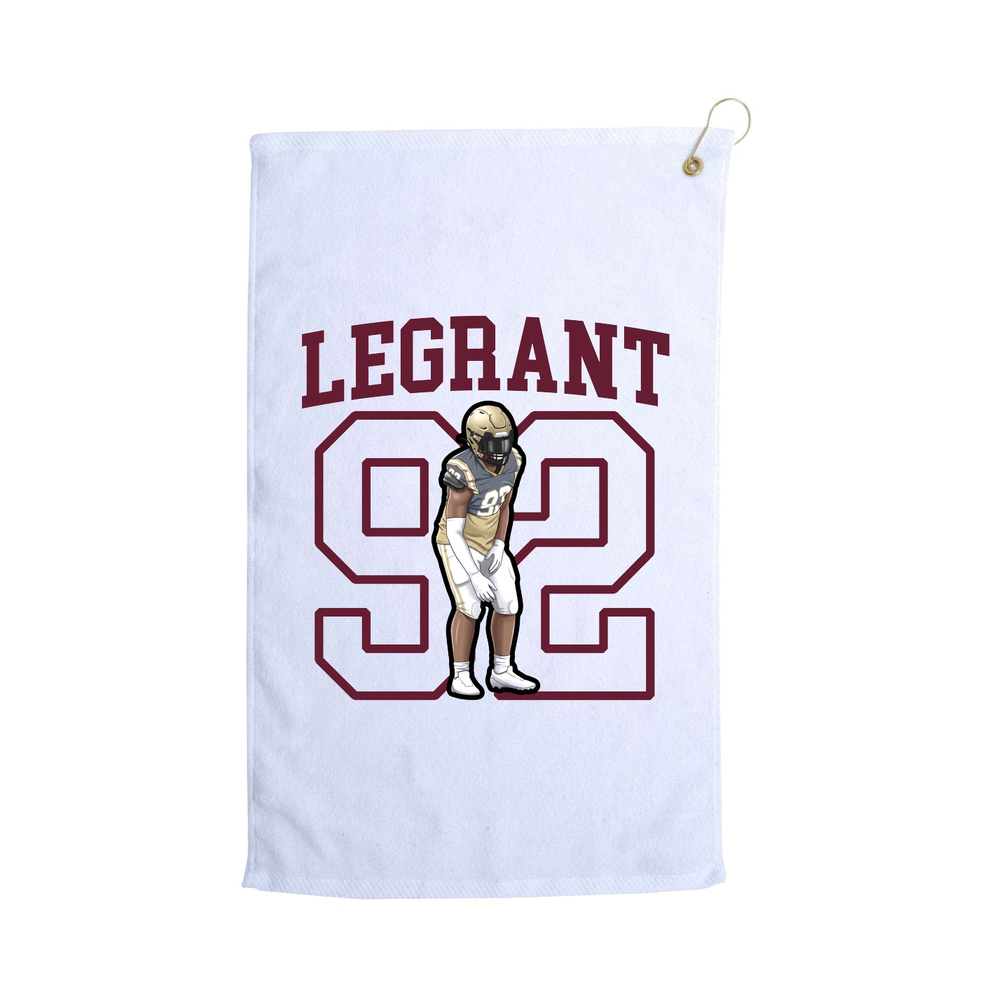 Golf Towel — Shirsey in White